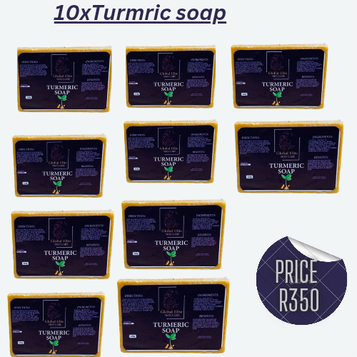 10x Turmaric soap